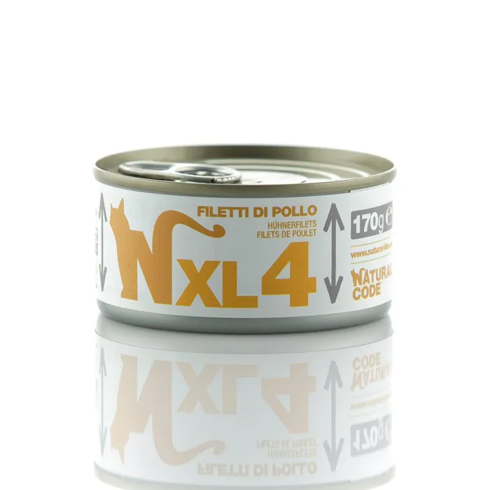 NATURAL CODE XL 04 Filetti  Pollo gr 170