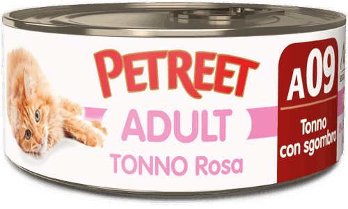 PETREET NATURA TONNO ROSA Sgombro  gr 70