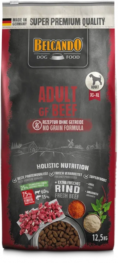 BELCANDO ADULT GRAIN FREE MANZO Kg 12,5