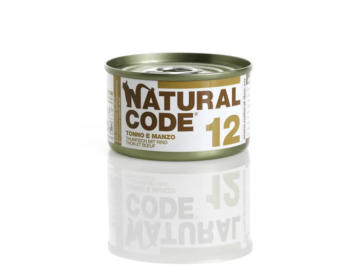NATURAL CODE 12 Tonno Manzo gr 85