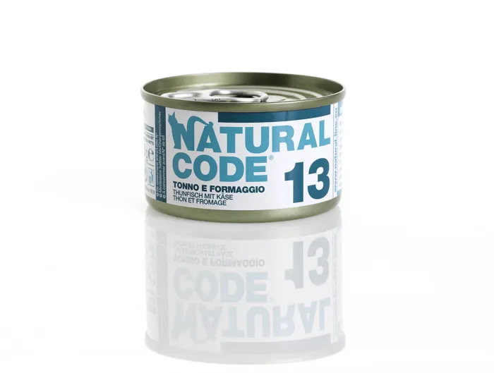 NATURAL CODE 13 Tonno Formaggio gr 85
