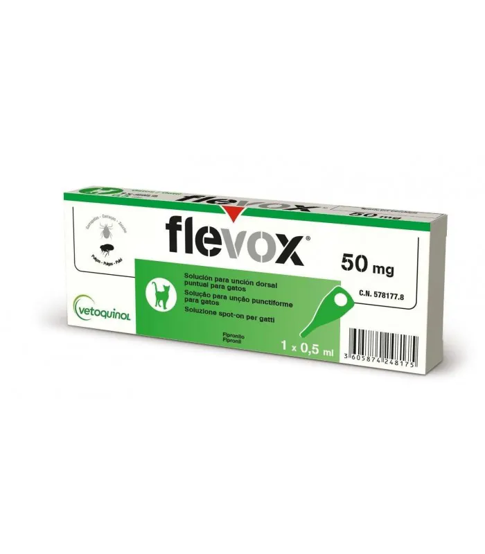 FLEVOX GATTO mono pipetta mg 50