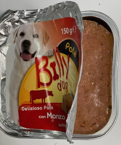 BILLY per cani Patè Manzo Gr 150