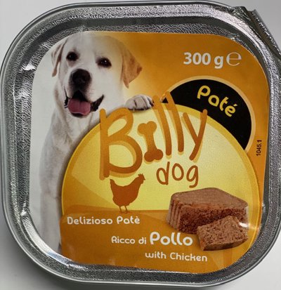 BILLY per cani Patè Pollo Gr 300