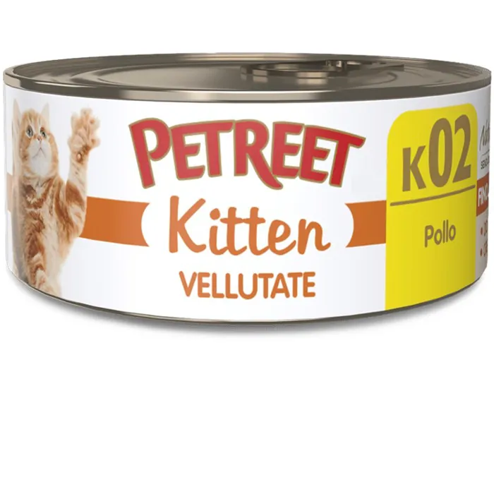 PETREET LE VELLUTATE KITTEN POLLO gr 70