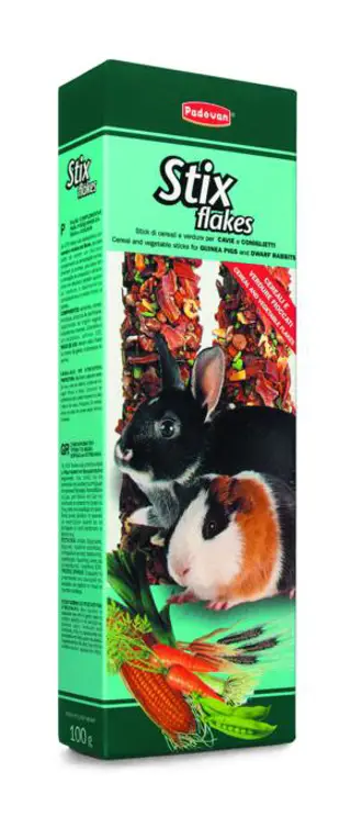 STIX CONIGLIETTI E CAVIE FLAKES Gr 100