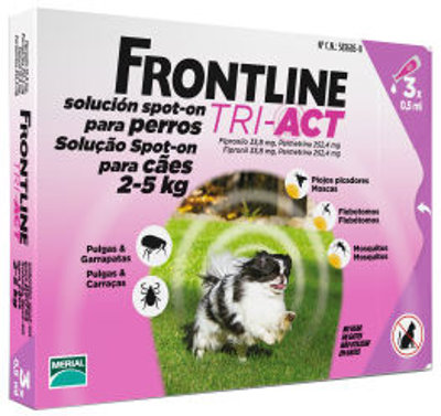TRI-ACT Cani 2-5 Kg (3 pip)