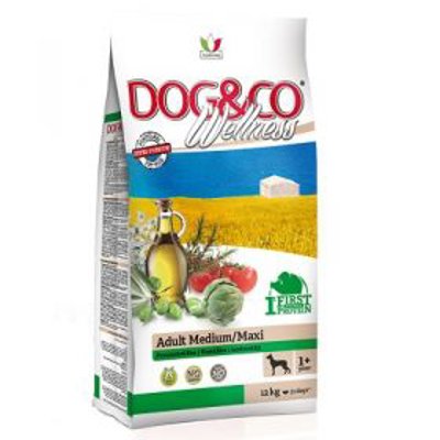 DOG&CO Wellness ADULT Medium Maxi Prosciutto e Riso Kg 12