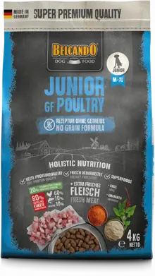BELCANDO JUNIOR GRAIN FREE POLLO Kg 4