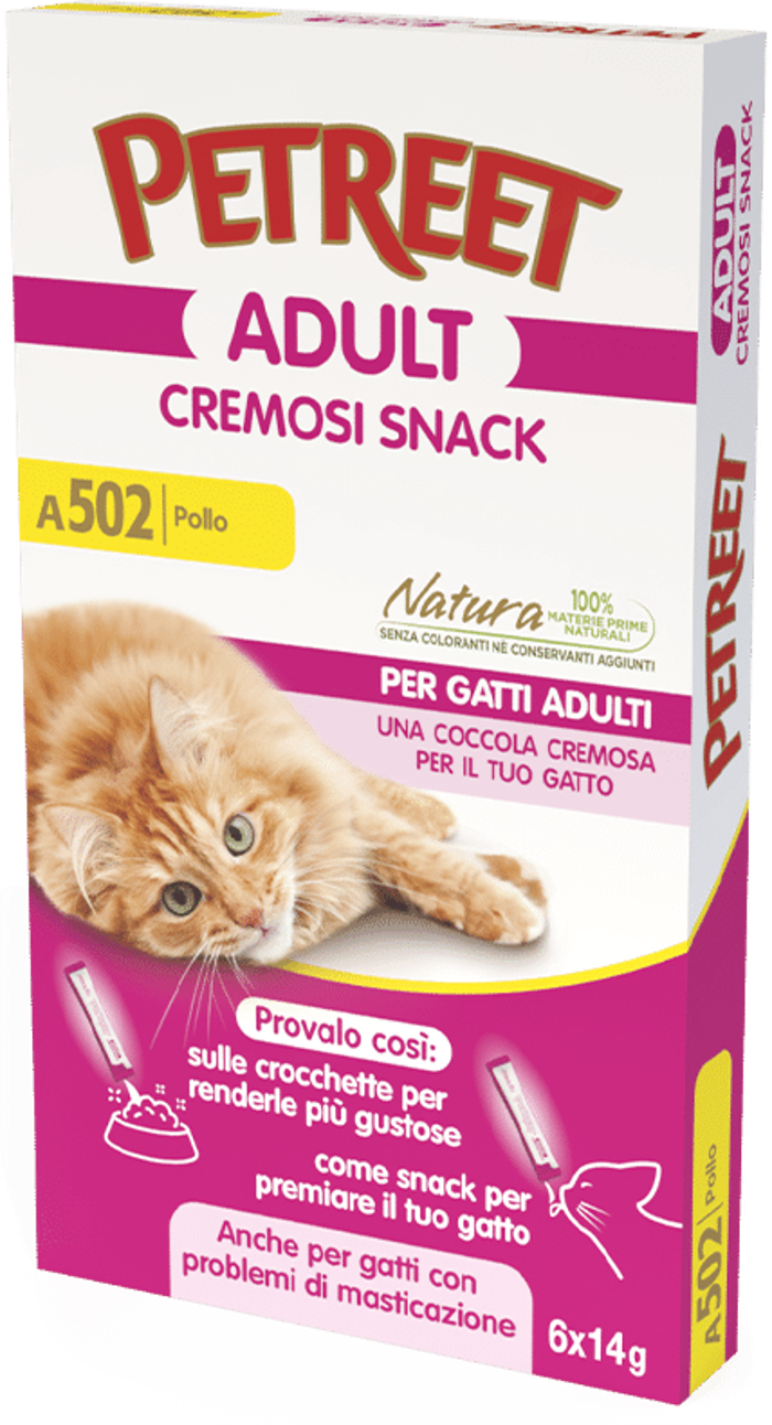  PETREET CREMOSI POLLO gr 14