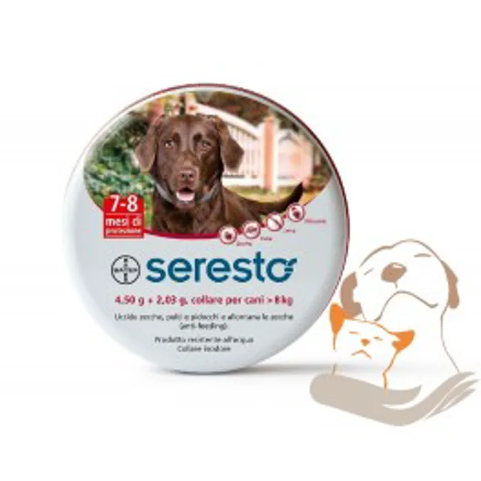 BAYER SERESTO Collare Cani > Kg 8 Cm 70