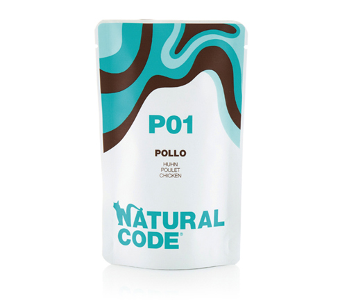 NATURAL CODE Pouch 01 Pollo Gr 70