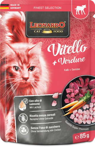 LEONARDO busta Vitello + Verdure Gr 85