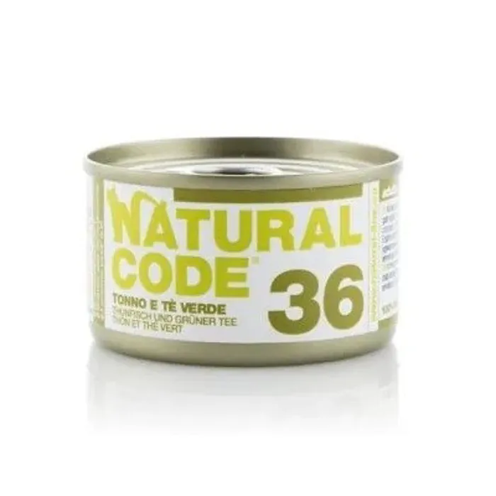 NATURAL CODE 36 Jelly Tonno e Te Verde Gr 85