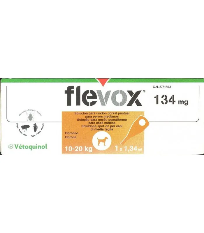 FLEVOX CANI MEDI 10-20 Kg mono pipetta