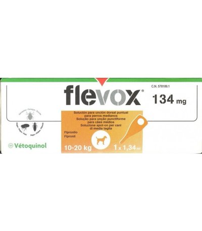 FLEVOX CANI MEDI 10-20 Kg mono pipetta