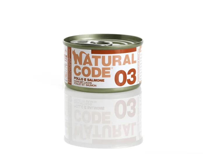 NATURAL CODE 03 Salmone Pollo gr 85