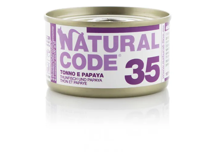 NATURAL CODE 35 Jelly Tonno e Papaya Gr 85
