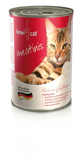 BEWI CAT Umido Meatinis Pollame gr 400