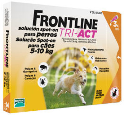 TRI-ACT Cani 5-10 Kg (3 pip)