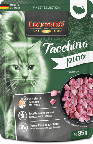 LEONARDO busta Pura Carne di Tacchino gr 85
