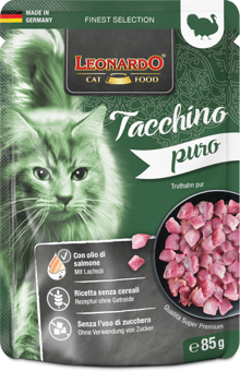 LEONARDO busta Pura Carne di Tacchino gr 85