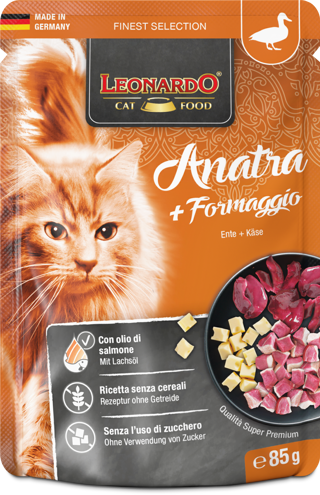 LEONARDO busta Anatra+Formaggio gr 85