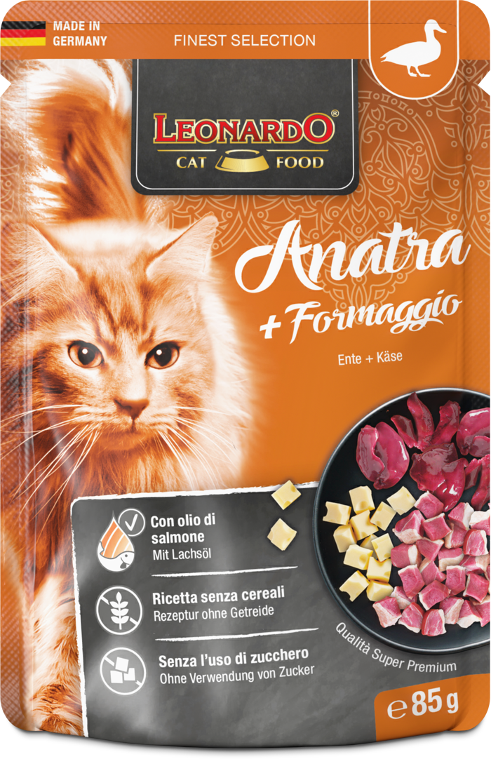 LEONARDO busta Anatra+Formaggio gr 85
