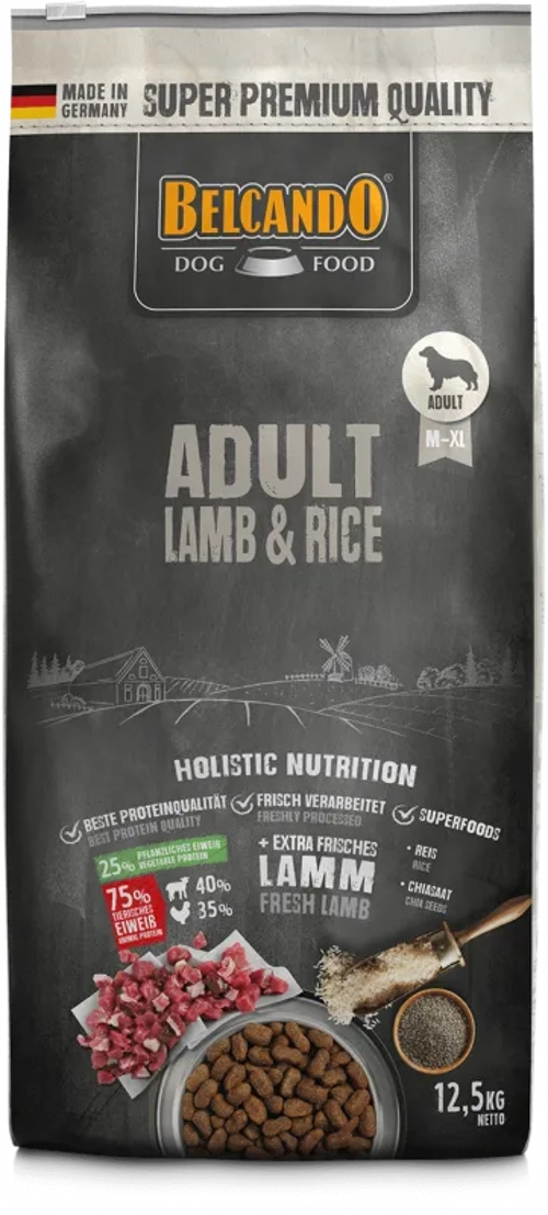 BELCANDO ADULT AGNELLO & RISO Kg 12,5