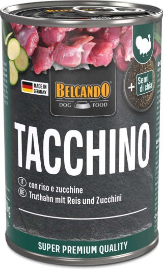 BELCANDO Tacchino Riso Zucchine Gr 400  