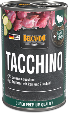 BELCANDO Tacchino Riso Zucchine Gr 400  