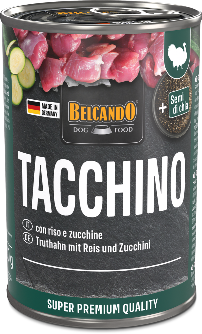 BELCANDO Tacchino Riso Zucchine Gr 400  