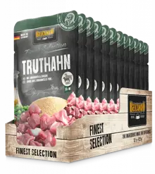 BELCANDO busta Tacchino Amaranto Piselli Gr 125