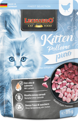 LEONARDO busta Kitten Pollame gr 85