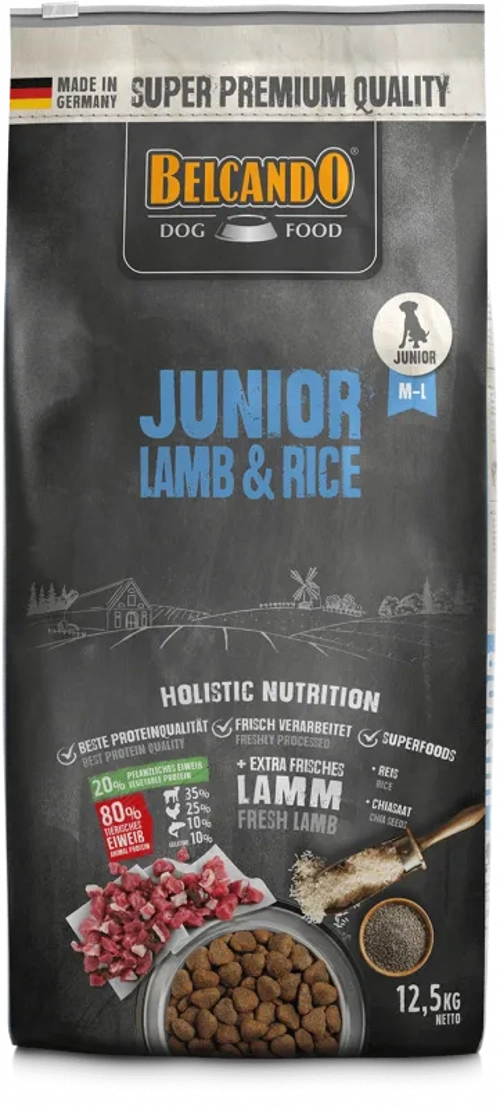 BELCANDO JUNIOR AGNELLO E RISO Kg 12,5