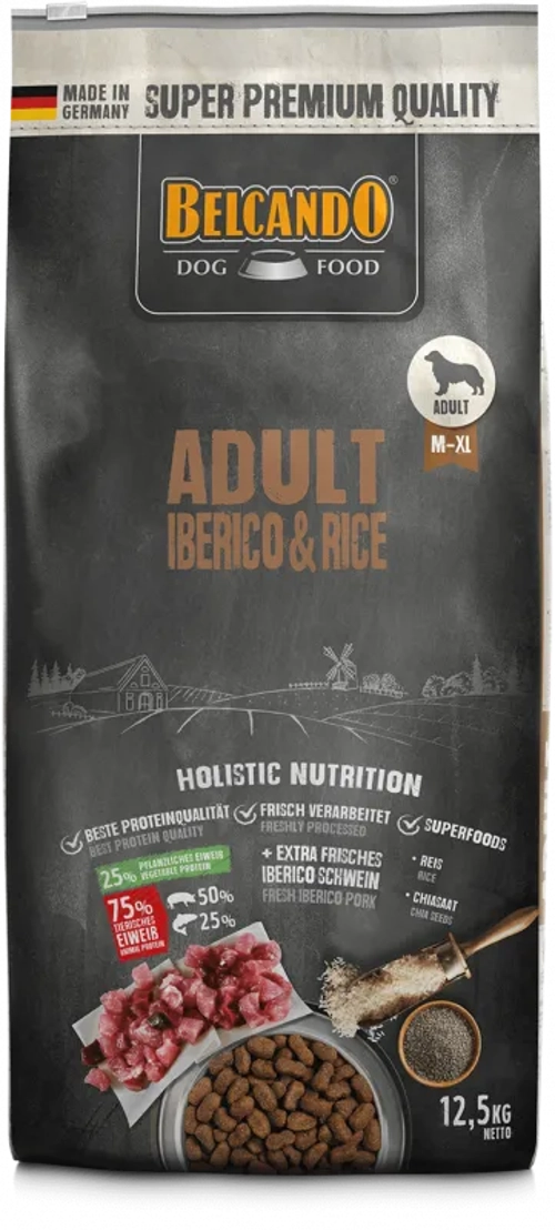 BELCANDO ADULT MAIALE IBERICO & RISO Kg 12,5