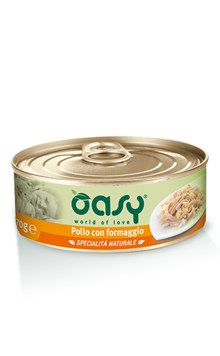 OASY Gatto Umido Pollo Formaggio gr 150