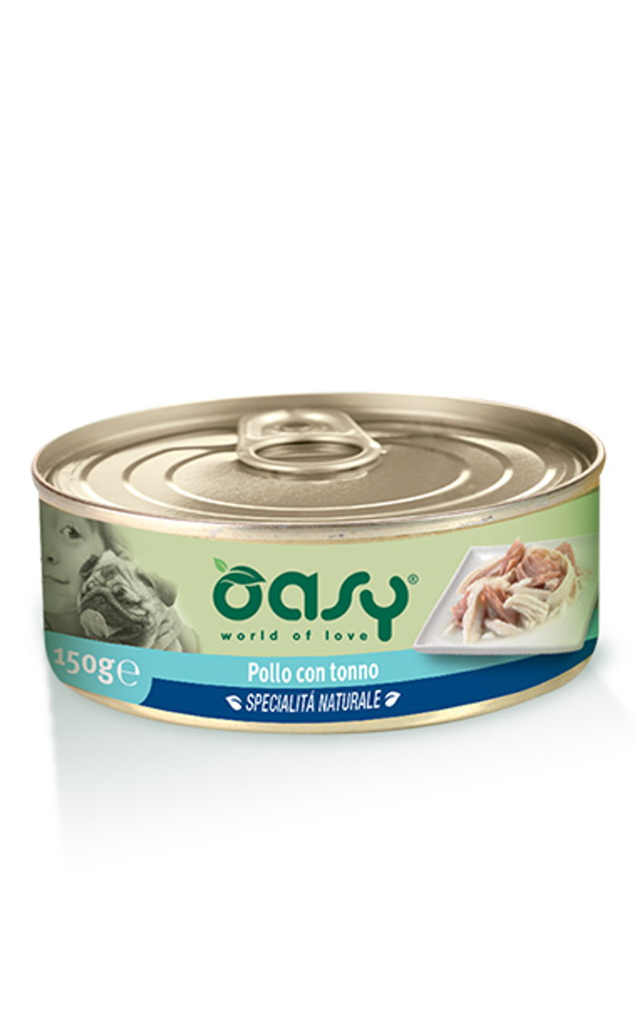 OASY Cane Umido Pollo e Tonno gr 150