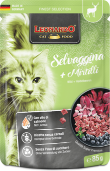 LEONARDO busta Selvaggina + Mirtilli gr 85