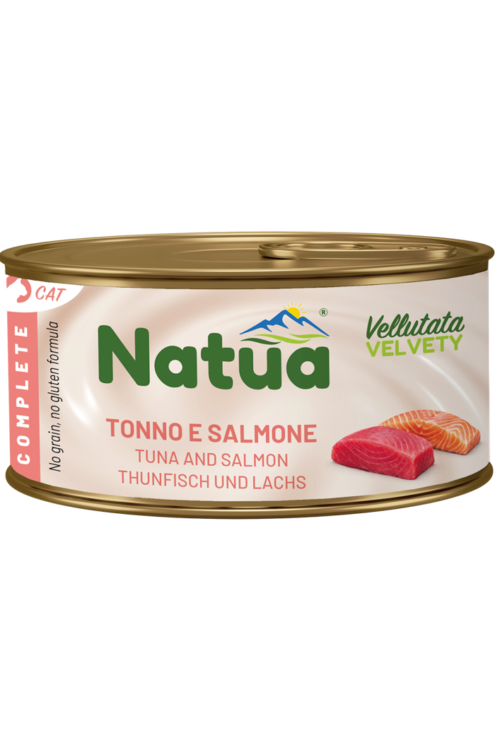  NATUA Cat VELLUTATE Completo Tonno Salmone gr 85