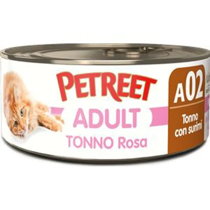 PETREET  NATURA TONNO ROSA con Surimi Aragosta gr 70