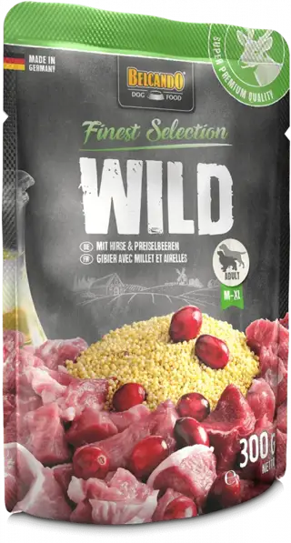 BELCANDO busta Selvaggina Mirtilli Gr 300