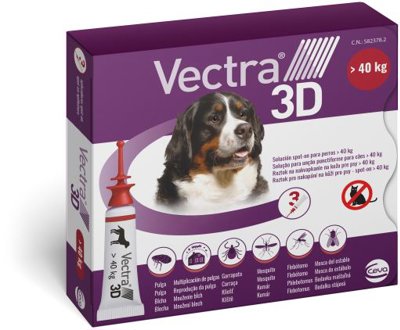 VECTRA 3D CANI oltre Kg 40 3 pipette