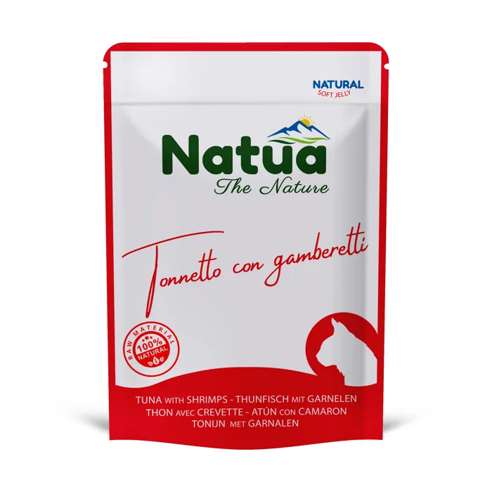  NATUA cat Buste TONNETTO GAMBERETTI gr 70