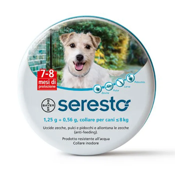 BAYER SERESTO Collare Cani < Kg 8 Cm 38