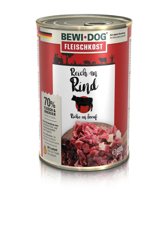 BEWI DOG ricco di Manzo Gr 400