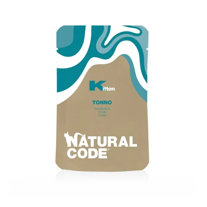 NATURAL CODE Pouch KITTEN Tonno Gr 70