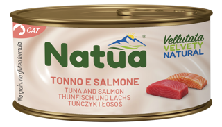 NATUA Cat VELLUTATE Tonno Salmone gr 85