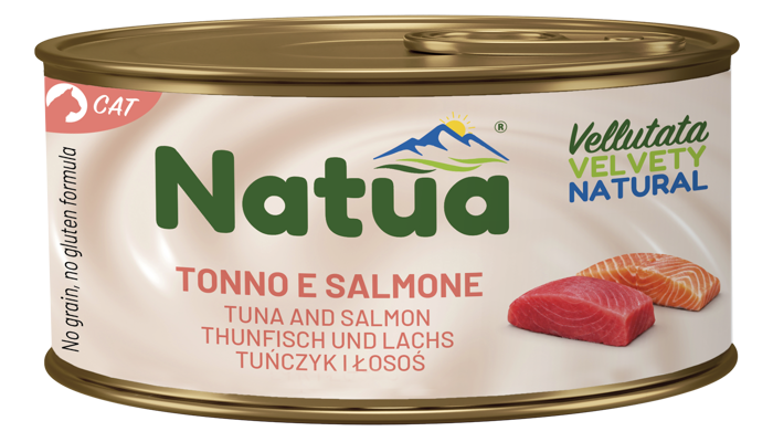  NATUA Cat VELLUTATE Tonno Salmone gr 85