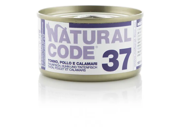 NATURAL CODE 37 Jelly Tonno Pollo Calamari Gr 85